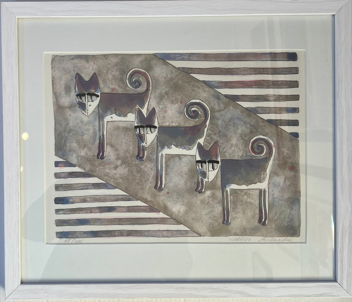 Larissa Stenlande litografi