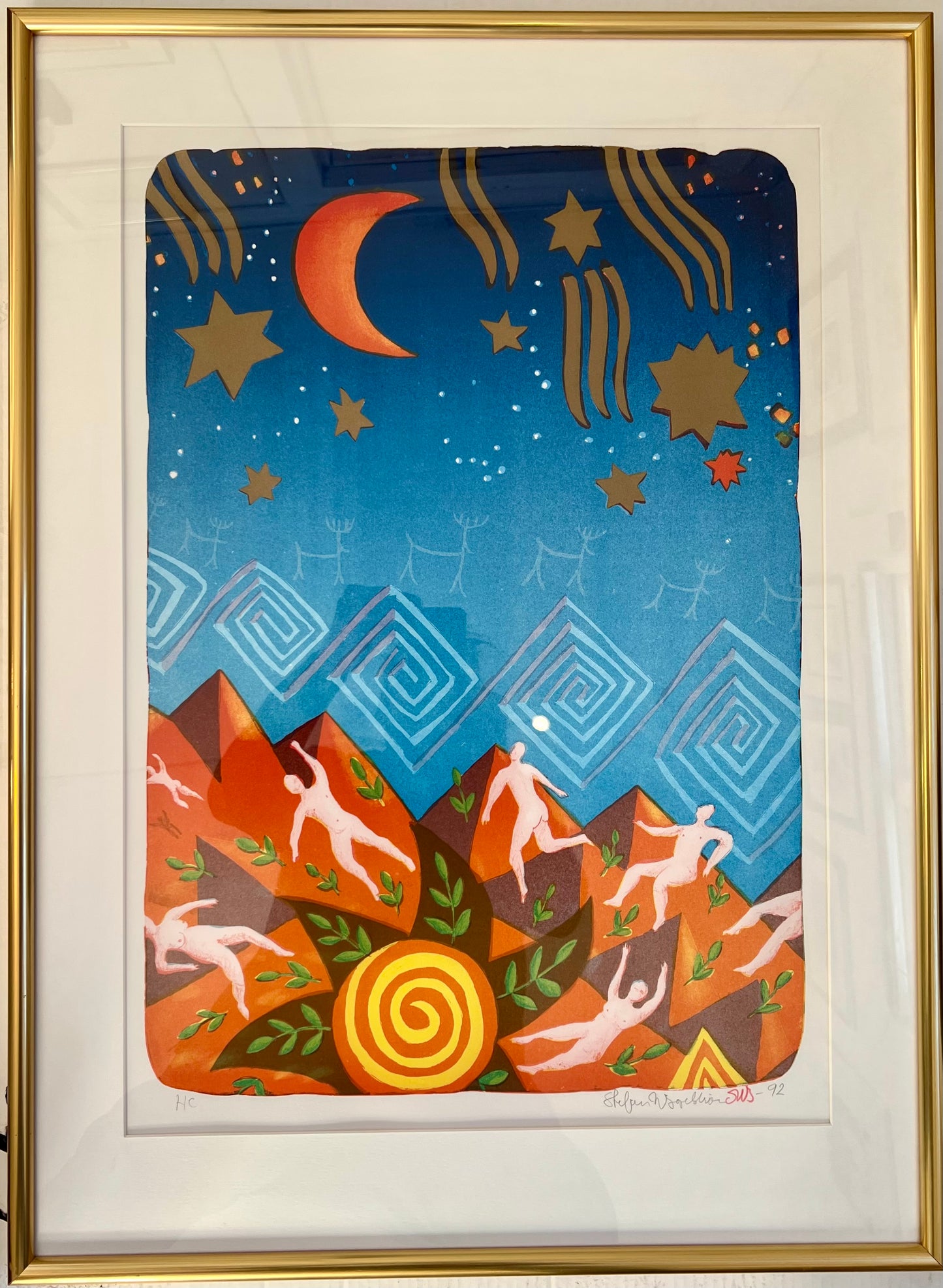 Anders Igelström litografi