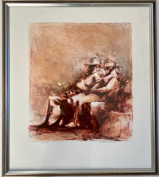 Bernt Wennström litografi