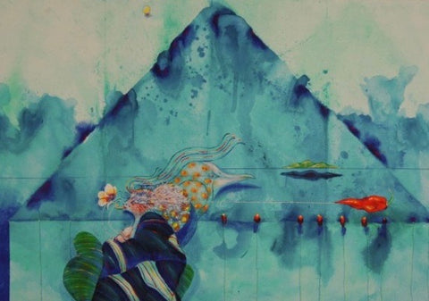 Ardy Strüwer ”Monsun blue pyramid ”